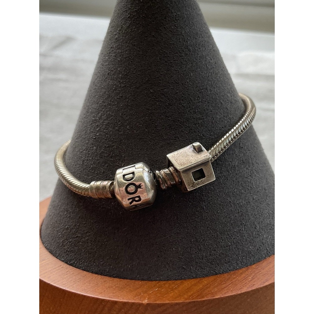 Pandora ALE 925 Sterling Silver Bracelet House Charm  Vintage